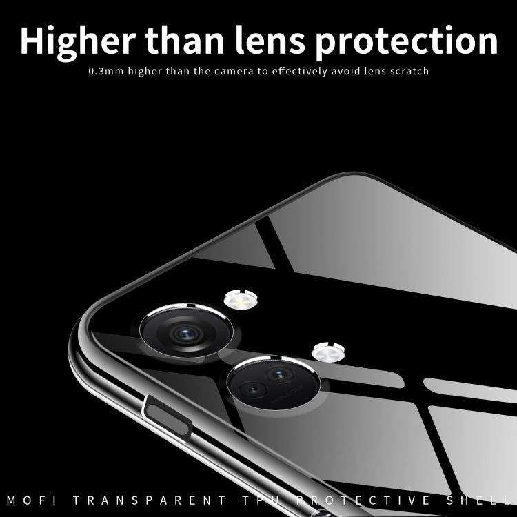 For OnePlus Ace 2V MOFI Ming Series Ultra-thin TPU Phone Case(Transparent) - OnePlus Cases by MOFI | Online Shopping UK | buy2fix
