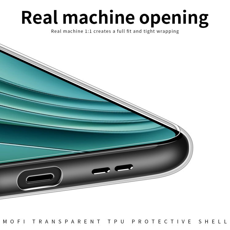 For OnePlus Ace 2V MOFI Ming Series Ultra-thin TPU Phone Case(Transparent) - OnePlus Cases by MOFI | Online Shopping UK | buy2fix
