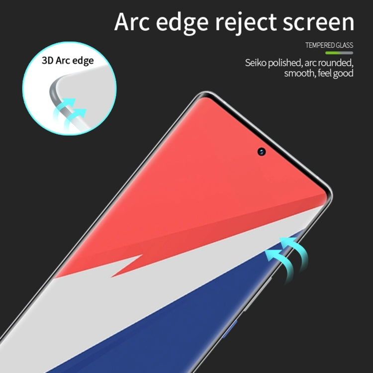 For OPPO Find X6 PINWUYO 9H 3D Hot Bending Tempered Glass Film(Black) - OPPO Tempered Glass by PINWUYO | Online Shopping UK | buy2fix