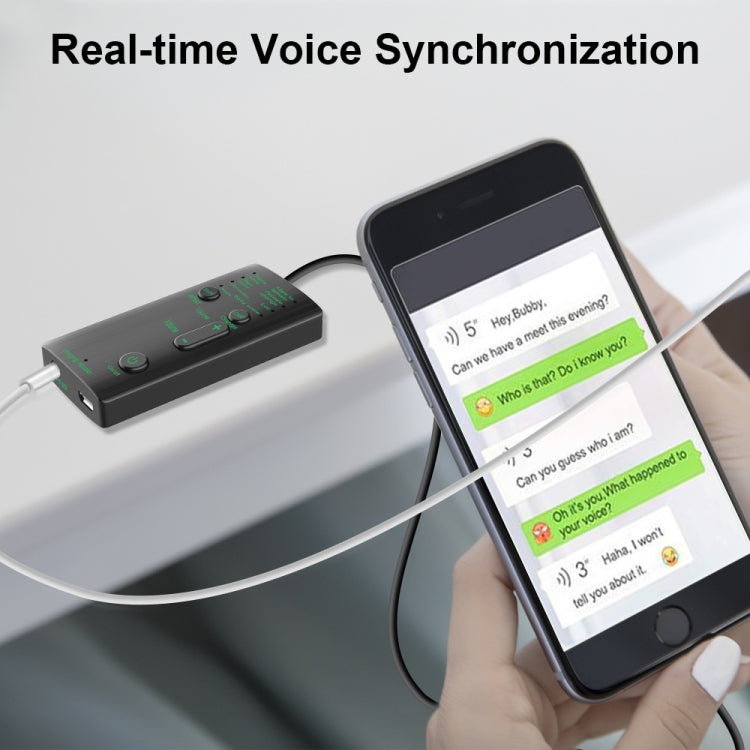 M1 Portable Mini Voice Changing Modulator with Adjustable Voice Functions & Phone Computer & Sound Card & Mic Tool - Live Sound Effects Processors by buy2fix | Online Shopping UK | buy2fix