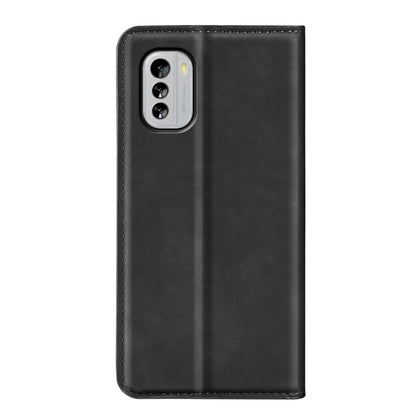 For Nokia G60 5G Retro-skin Magnetic Suction Leather Phone Case(Black) - Nokia Cases by buy2fix | Online Shopping UK | buy2fix