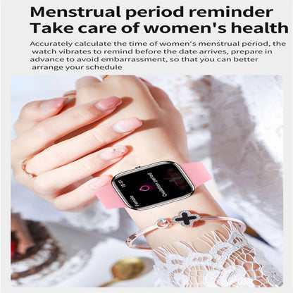 Y9 Pro 1.85 inch Color Screen Smart Watch,Support Heart Rate Monitoring / Blood Pressure Monitoring(Pink) by buy2fix