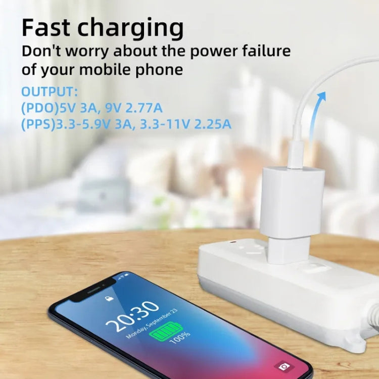 TA800 PD / PPS 25W Type-C Port Charger for Samsung, US Plug(White) by buy2fix