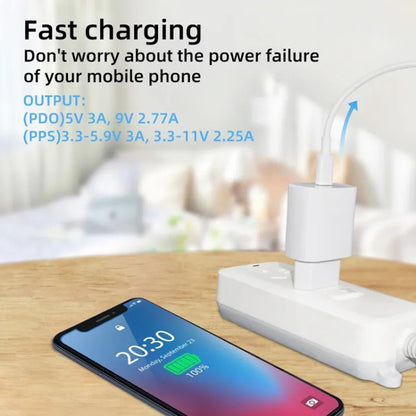 TA800 PD / PPS 25W Type-C Port Charger for Samsung, US Plug(White) by buy2fix