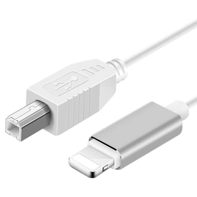 1m 8 Pin to USB-B MIDI Cable for iPad / iPhone - Multifunction Cable by buy2fix | Online Shopping UK | buy2fix