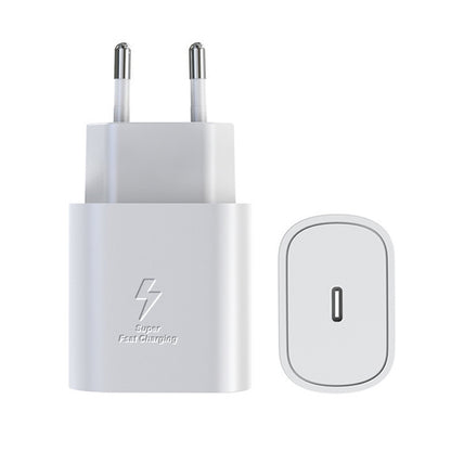 TA800 PD / PPS 25W Type-C Port Charger for Samsung, EU Plug(White) by buy2fix