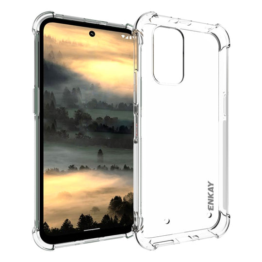 For Nokia XR21 5G ENKAY Transparent TPU Shockproof Phone Case