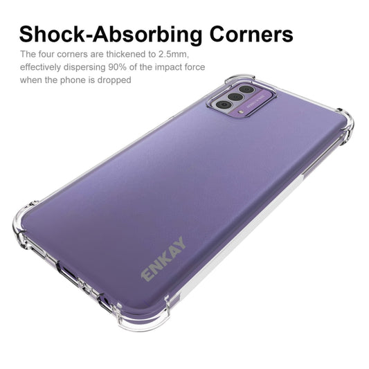 For Nokia G42 5G ENKAY Clear TPU Shockproof Anti-slip Phone Case by ENKAY