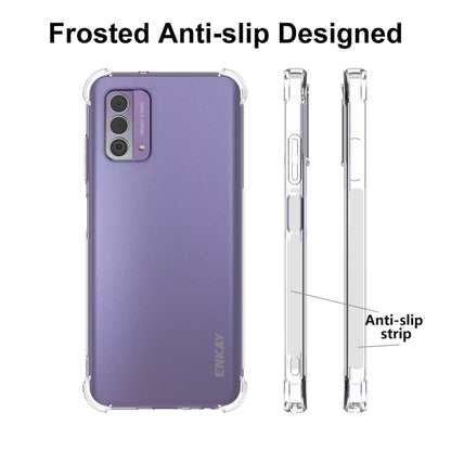 For Nokia G42 5G ENKAY Clear TPU Shockproof Anti-slip Phone Case - Nokia Cases by ENKAY | Online Shopping UK | buy2fix