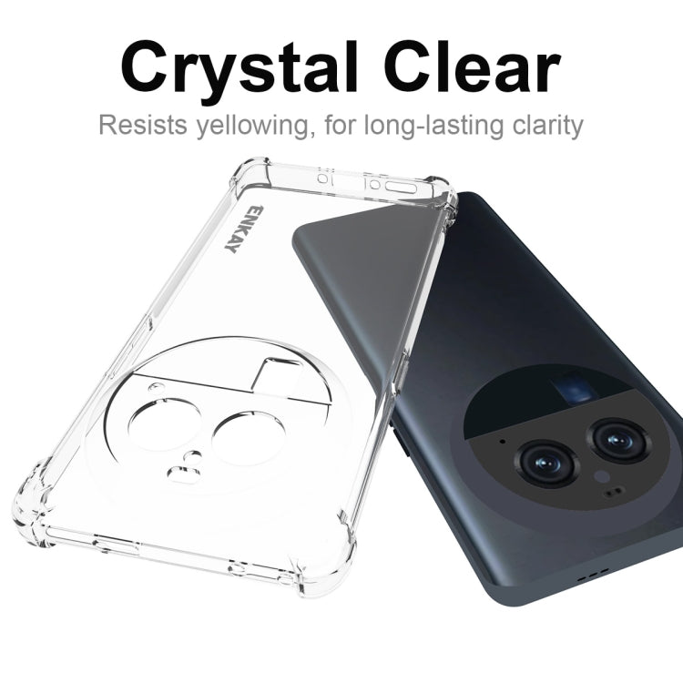 For OPPO Find X6 Pro ENKAY Clear TPU Shockproof Anti-slip Phone Case - OPPO Cases by ENKAY | Online Shopping UK | buy2fix
