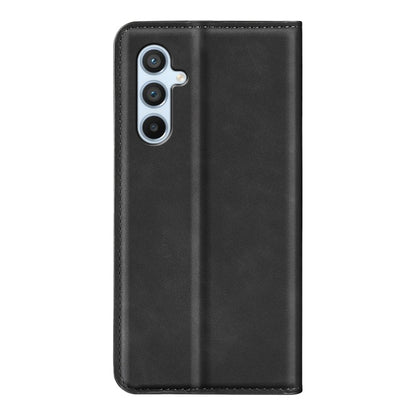 For Samsung Galaxy A54 5G Retro-skin Magnetic Suction Leather Phone Case(Black) by buy2fix