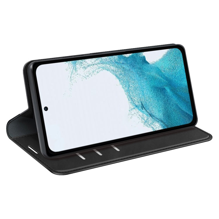 For Samsung Galaxy A54 5G Retro-skin Magnetic Suction Leather Phone Case(Black) by buy2fix