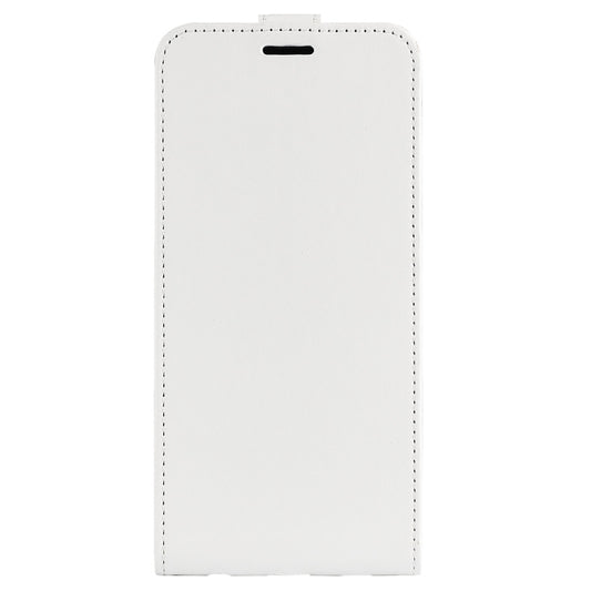 For Motorola Moto G72 R64 Texture Single Vertical Flip Leather Phone Case(White) - Motorola Cases by buy2fix | Online Shopping UK | buy2fix