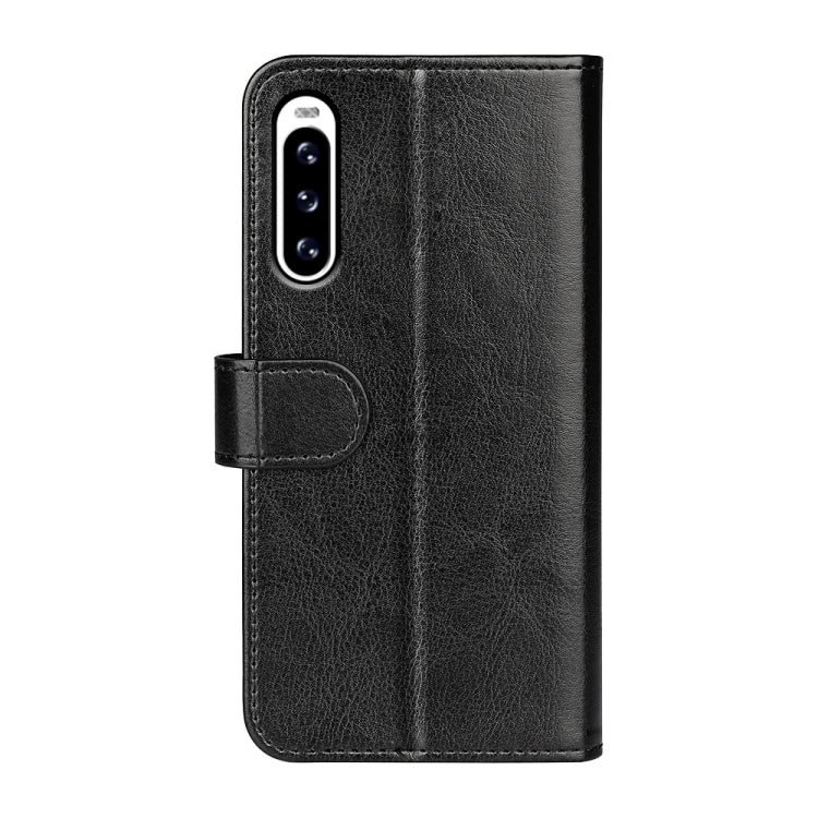 For Sony Xperia10 V R64 Texture Horizontal Flip Leather Phone Case(Black) by buy2fix