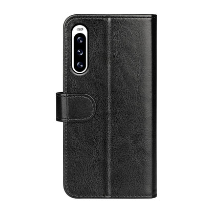 For Sony Xperia10 V R64 Texture Horizontal Flip Leather Phone Case(Black) by buy2fix