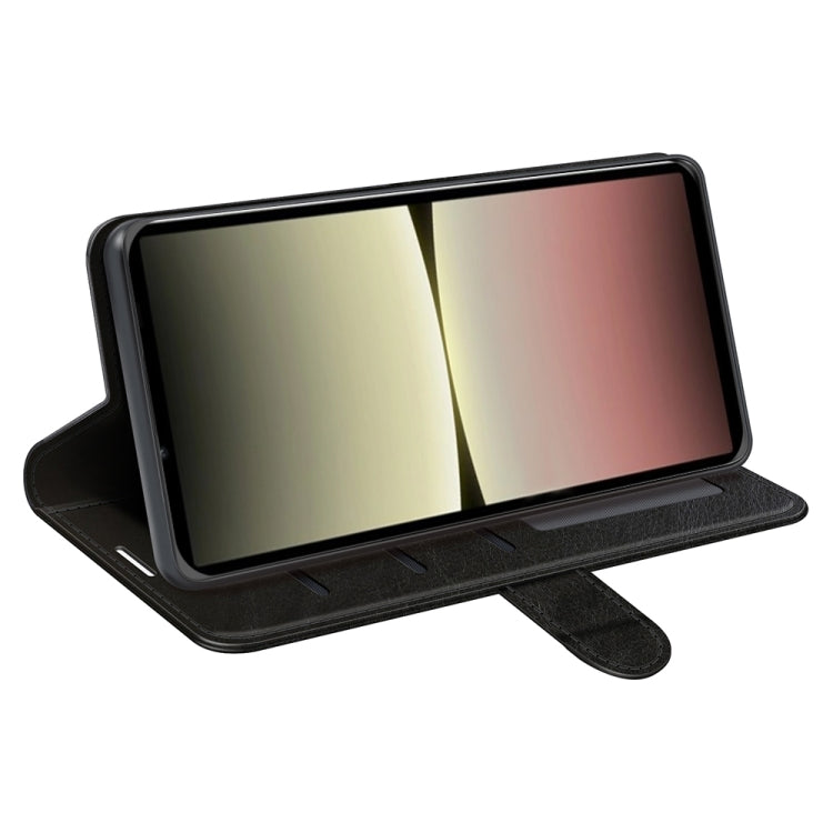 For Sony Xperia10 V R64 Texture Horizontal Flip Leather Phone Case(Black) by buy2fix