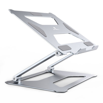 Boneruy P18 Ergonomic Desk Aluminum Holder for 14-17.3 Inch Laptops(Silver) by buy2fix