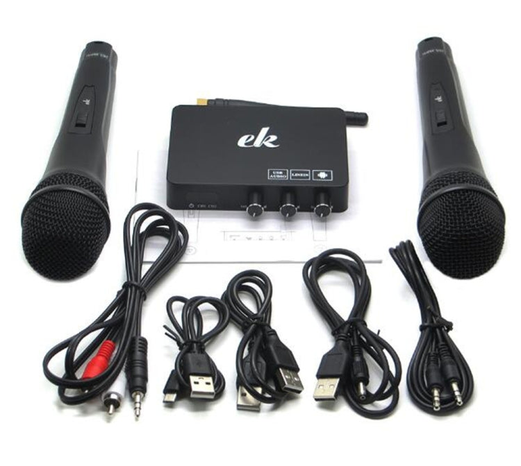 Home TV Network Karaoke Singing Equipment Set Sound Card Wireless Microphone Computer Karaoke KTV Set-top Box - Microphone by buy2fix | Online Shopping UK | buy2fix