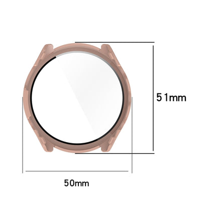 For Garmin Forerunner 965 PC + Toughened Film Integrated Watch Protective Case(Green) - Watch Cases by buy2fix | Online Shopping UK | buy2fix