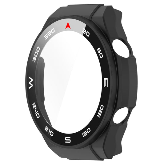 For Huawei Watch Ultimate PC+ Toughened Film Integrated Watch Protective Case(Black) by buy2fix
