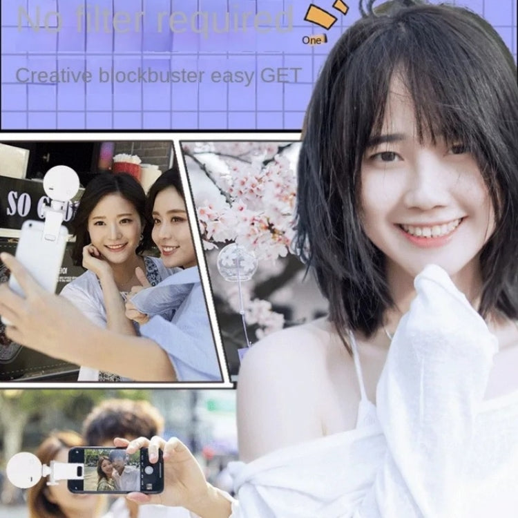 K-36 LED Mini Flash Light Phone Lens Clip Selfie Fill Lamp by buy2fix