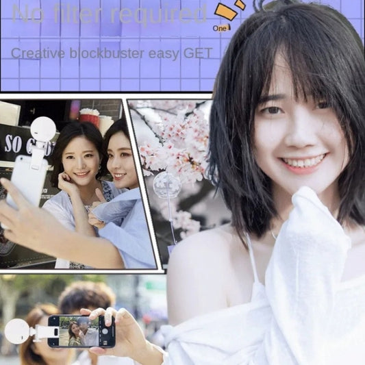 K-36 LED Mini Flash Light Phone Lens Clip Selfie Fill Lamp by buy2fix