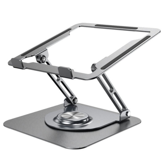 D147 Foldable 360 Degree Rotating Laptop Lifting Bracket Aluminum Alloy Notebook Desktop Stand(Gray) by buy2fix