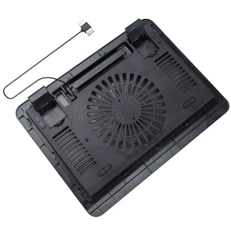 N191 USB Powered Portable Slim Silent Fan Laptop Cooling Pad with Stand by buy2fix