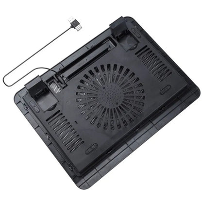 N191 USB Powered Portable Slim Silent Fan Laptop Cooling Pad with Stand by buy2fix