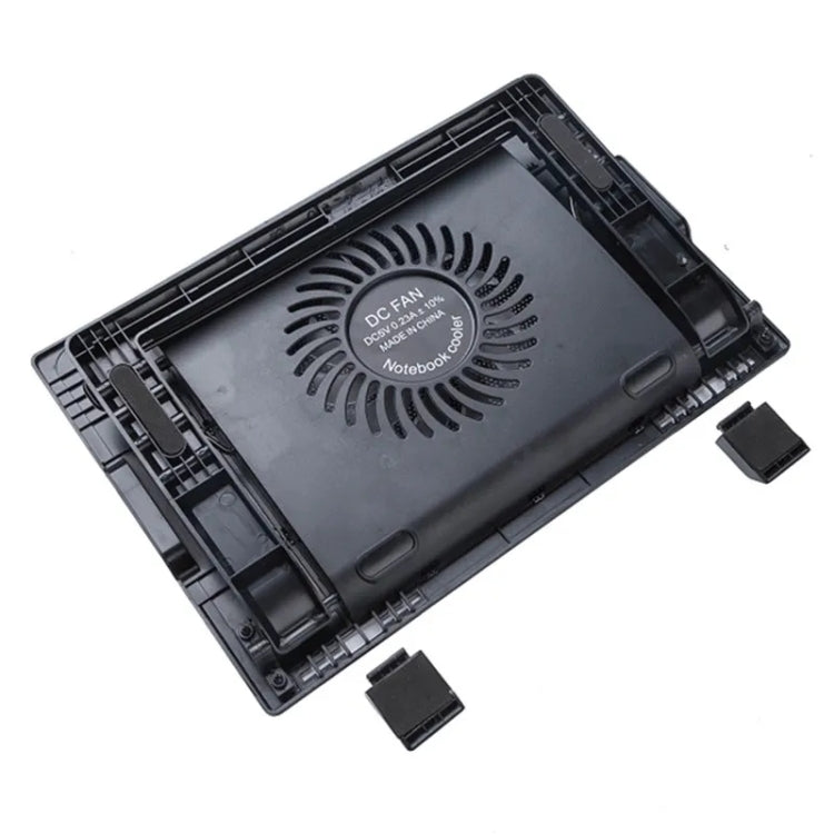 NB339 USB Desktop 5-Gear Adjustable Height Laptop Cooling Base by buy2fix