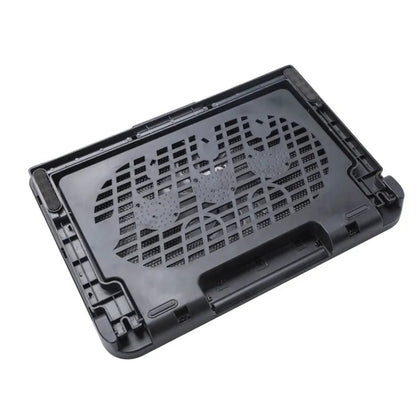 N99F1 Slim Silent Fan Laptop Desktop Cooling Pad with Adjustable Stand by buy2fix