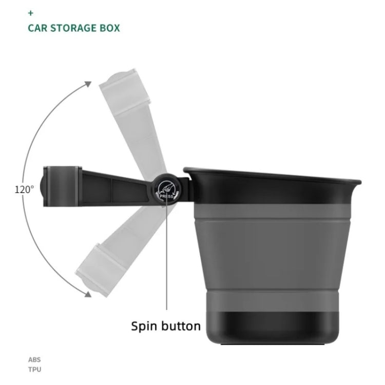 L65 Car Can Be Contraction And Expanded And Storing Car Vanity Mirror Car Storage Box by buy2fix