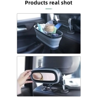 L65 Car Can Be Contraction And Expanded And Storing Car Vanity Mirror Car Storage Box by buy2fix