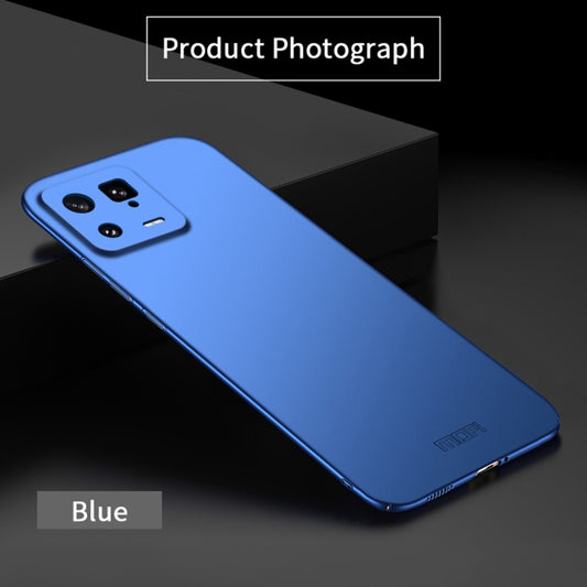 For Xiaomi 13 MOFI Frosted Ultra-thin PC Hard Case(Blue) - Xiaomi Cases by MOFI | Online Shopping UK | buy2fix