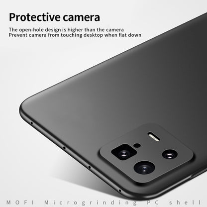 For Xiaomi 13 MOFI Frosted Ultra-thin PC Hard Case(Blue) - Xiaomi Cases by MOFI | Online Shopping UK | buy2fix