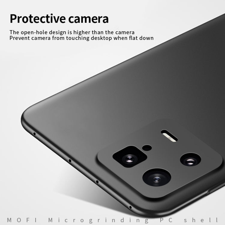 For Xiaomi 13 Pro MOFI Frosted Ultra-thin PC Hard Case(Black) - Xiaomi Cases by MOFI | Online Shopping UK | buy2fix