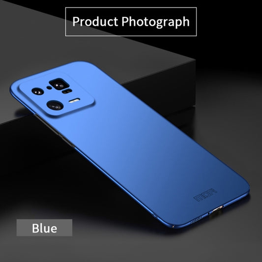 For Xiaomi 13 Pro MOFI Frosted Ultra-thin PC Hard Case(Blue) - Xiaomi Cases by MOFI | Online Shopping UK | buy2fix
