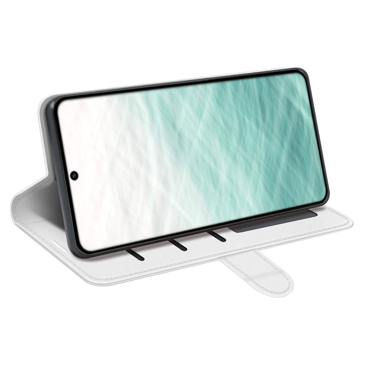 For Samsung Galaxy A24 4G / 5G R64 Texture Horizontal Flip Leather Phone Case(White) by buy2fix