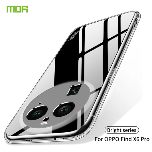 For OPPO Find X6 Pro MOFI Ming Series Ultra-thin TPU Phone Case(Transparent) - OPPO Cases by MOFI | Online Shopping UK | buy2fix