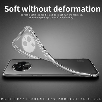 For OPPO Find X6 Pro MOFI Ming Series Ultra-thin TPU Phone Case(Transparent) - OPPO Cases by MOFI | Online Shopping UK | buy2fix