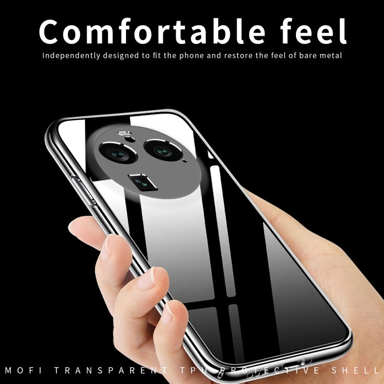 For OPPO Find X6 Pro MOFI Ming Series Ultra-thin TPU Phone Case(Transparent) - OPPO Cases by MOFI | Online Shopping UK | buy2fix
