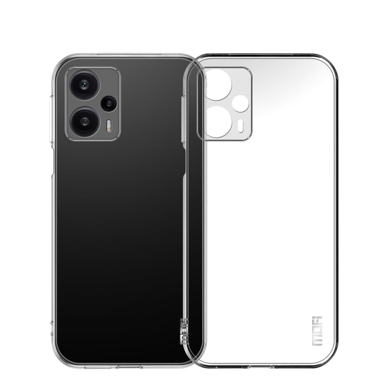 For Xiaomi Redmi Note 12 Turbo MOFI Ming Series Ultra-thin TPU Phone Case(Transparent) - Xiaomi Cases by MOFI | Online Shopping UK | buy2fix