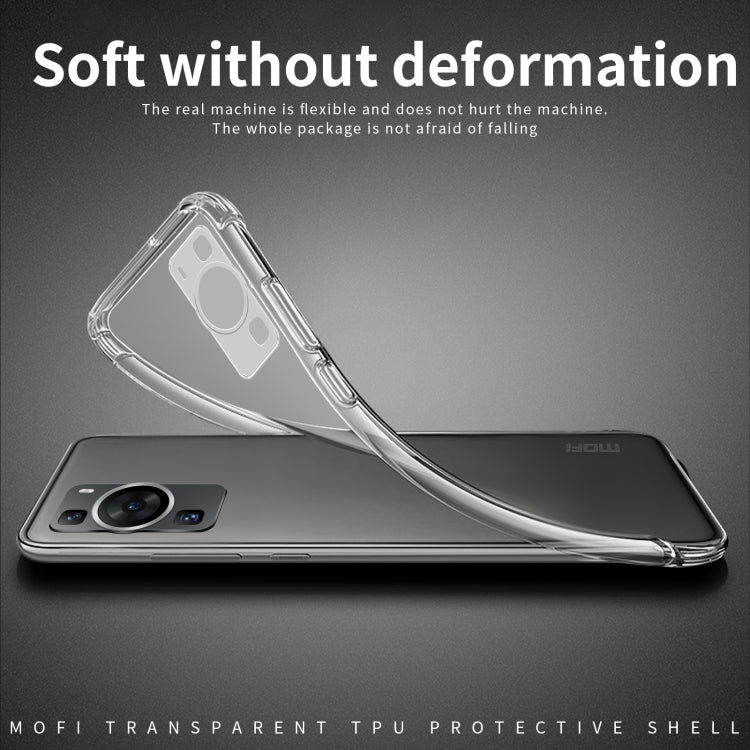 For Huawei P60 / P60 Pro MOFI Ming Series Ultra-thin TPU Phone Case(Transparent) - Huawei Cases by MOFI | Online Shopping UK | buy2fix
