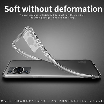 For Huawei P60 / P60 Pro MOFI Ming Series Ultra-thin TPU Phone Case(Transparent) - Huawei Cases by MOFI | Online Shopping UK | buy2fix