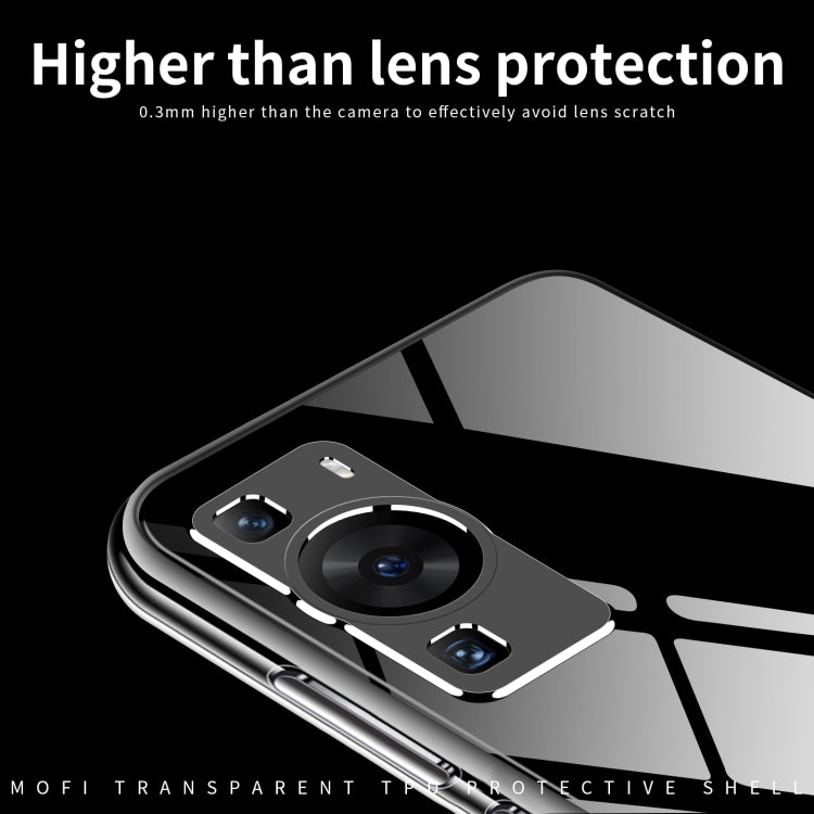 For Huawei P60 / P60 Pro MOFI Ming Series Ultra-thin TPU Phone Case(Transparent) - Huawei Cases by MOFI | Online Shopping UK | buy2fix