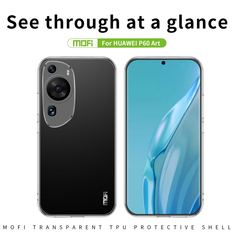 For Huawei P60 Art MOFI Ming Series Ultra-thin TPU Phone Case(Transparent) - Huawei Cases by MOFI | Online Shopping UK | buy2fix