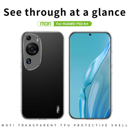 For Huawei P60 Art MOFI Ming Series Ultra-thin TPU Phone Case(Transparent) - Huawei Cases by MOFI | Online Shopping UK | buy2fix