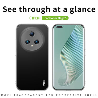 For Honor Magic5 MOFI Ming Series Ultra-thin TPU Phone Case(Transparent) - Honor Cases by MOFI | Online Shopping UK | buy2fix