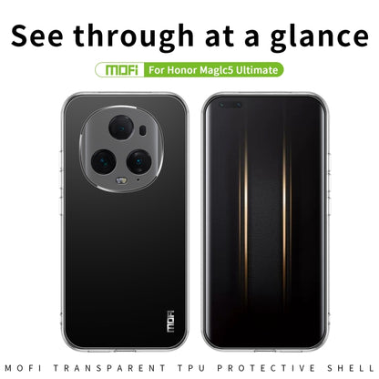 For Honor Magic5 Ultimate MOFI Ming Series Ultra-thin TPU Phone Case(Transparent) - Honor Cases by MOFI | Online Shopping UK | buy2fix