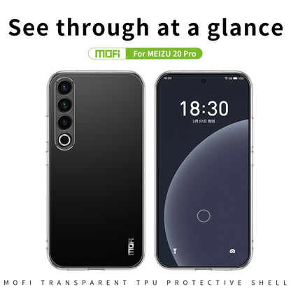 For Meizu 20 Pro MOFI Ming Series Ultra-thin TPU Phone Case(Transparent) - More Brand by MOFI | Online Shopping UK | buy2fix